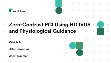 Zero-Contrast PCI Using HD IVUS and Physiological Guidance 