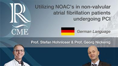 NOAC's in non-valvular atrial fibrillation patients undergoing PCI - GERMAN