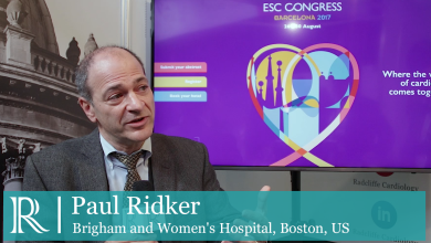 The Canakinumab Anti-Inflammatory Thrombosis Outcomes Study At ESC 2017 discusses with Paul Ridker