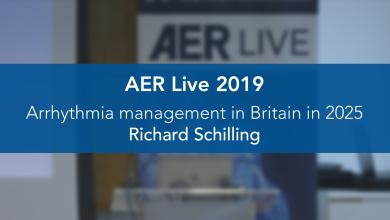 AER Live 2019 - Arrhythmia management in Britain in 2025