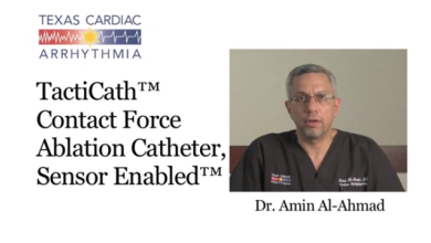 The TactiCath Catheter for Ablation