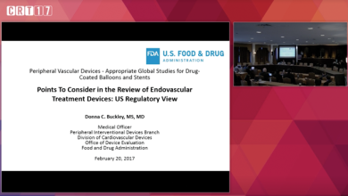 Points To Consider In The Review Of Endovascular Treatment Devices: US Regulatory View - Donna Buckley