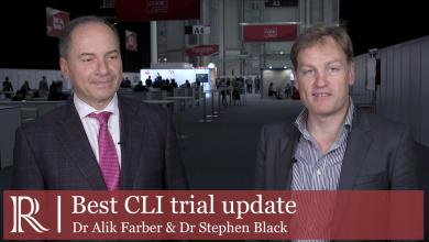 ESVS 2019: Best CLI trial update-Dr Alik Farber and Dr Stephen Black