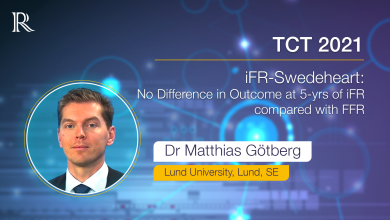 iFR-SWEDEHEART: No Difference in Outcome at 5-yrs of iFR vs FFR