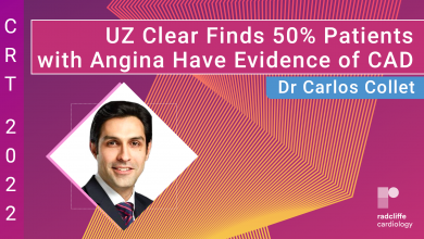 UZ Clear Finds 50% Patients with Angina Have Evidence of CAD