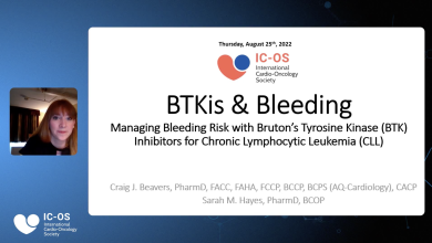IC-OS Weekly Webinar - Managing Bleeding Risk With BTK Inhibitors in Cardio-Oncology Patients