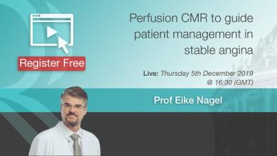 Perfusion CMR to guide patient management in stable angina