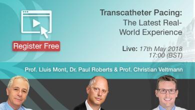 Transcatheter Pacing : The Latest real World Experience - 17th May 2018