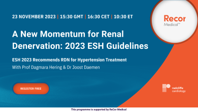 A New Momentum for Renal Denervation: 2023 ESH Guidelines