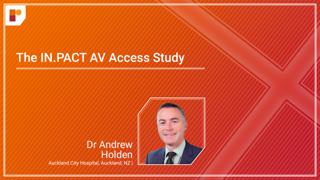 IN.PACT AV Access Study 3yr Results Show Long-term Patency Benefit in DCBs