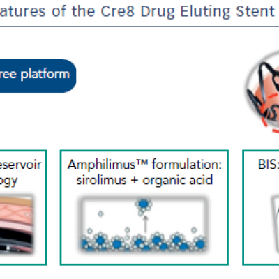 Figure 1 Features of the Cre8 Drug Eluting Stent