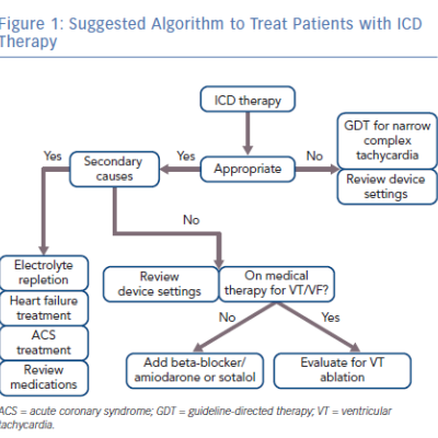 Suggested Algorithm to Treat Patients with ICD Therapy