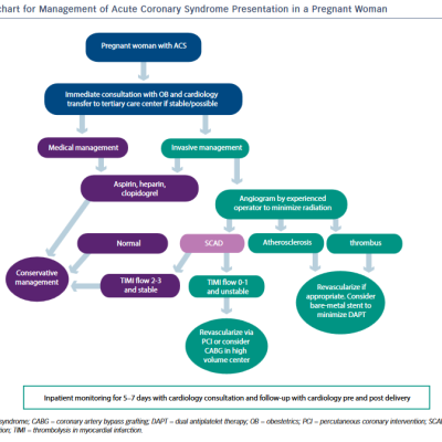 Figure 2 Flowchart for Management of Acute Coronary Syndrome Presentation in a Pregnant Woman