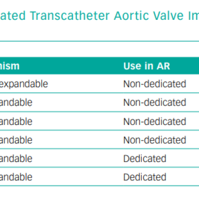 Available Non-dedicated and Dedicated Transcatheter Aortic Valve Implantation Devices