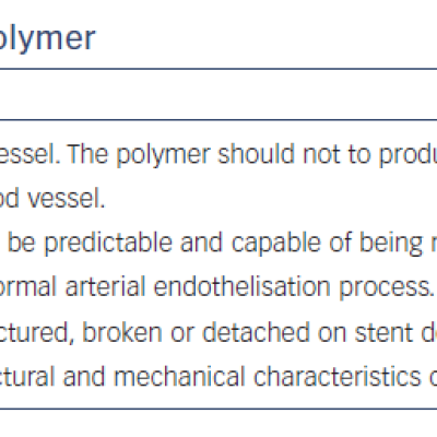 Box 1 Minimum Characteristics of an Ideal Polymer