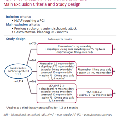 PIONEER AF-PCI Trial Inclusion and Main Exclusion Criteria and Study Design