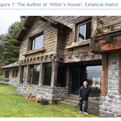 Figure 7 The Author at ‘Hitler’s House’ Estancia Inalco