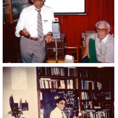 Author Lecturing to Refuseniks in a Moscow Apartment 1982
