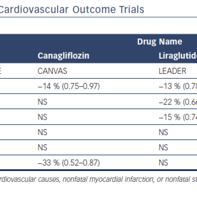 Table 1 Summary of New Diabetes Drug Cardiovascular Outcome Trials