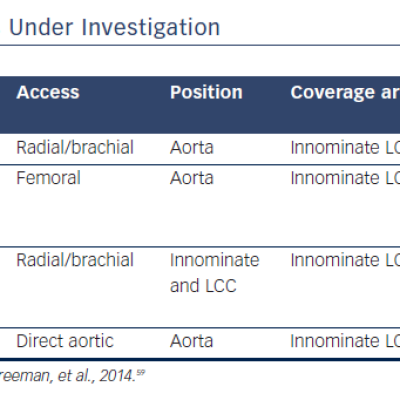 Table 2 Current Neuroprotection Devices Under Investigation