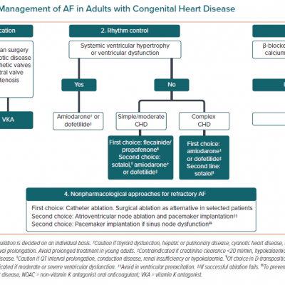 Long-term Management of AF in Adults with Congenital Heart Disease