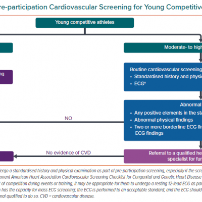 Flowchart for Pre-participation Cardiovascular Screening for Young Competitive Athletes