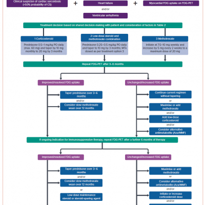 Suggested Treatment Algorithm for Myocardial Inflammation Used in Cardiac Sarcoidosis