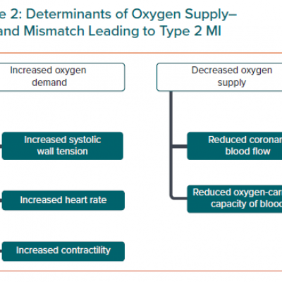 Determinants of Oxygen Supply– Demand Mismatch Leading to Type 2 MI