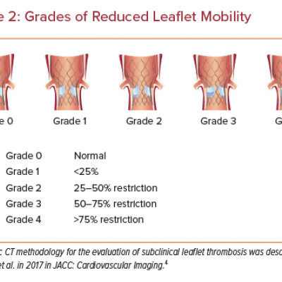 Grades of Reduced Leaflet Mobility
