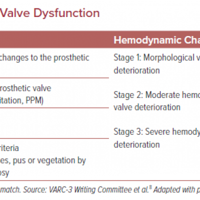 Classification of Bioprosthetic Valve Dysfunction