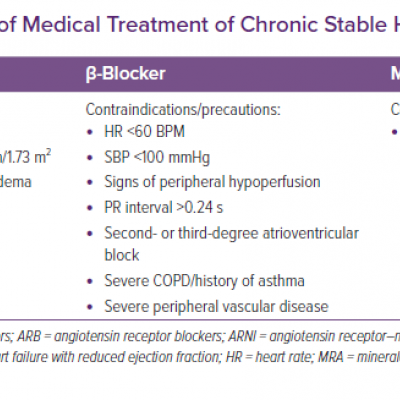 Selected Contraindications of Medical Treatment of Chronic Stable HFrEF Elderly Patients