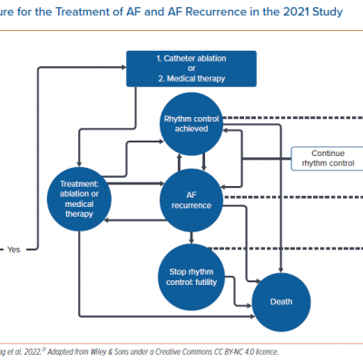 Model Structure for the Treatment of AF and AF Recurrence in the 2021 Study