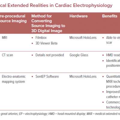 Applications of Medical Extended Realities in Cardiac Electrophysiology