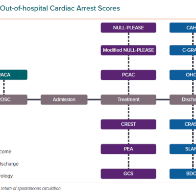 Summary of the Out-of-hospital Cardiac Arrest Scores