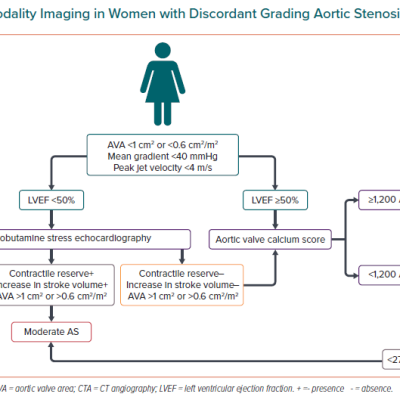 Use of Multimodality Imaging in Women with Discordant Grading Aortic Stenosis