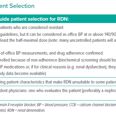 General Principles for Patient Selection
