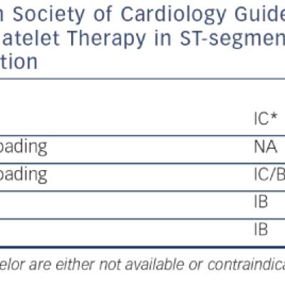  European Society of Cardiology Guidelines on Oral P2Y12 Antiplatelet Therapy in ST-segment Elevation Myocardial Infarction