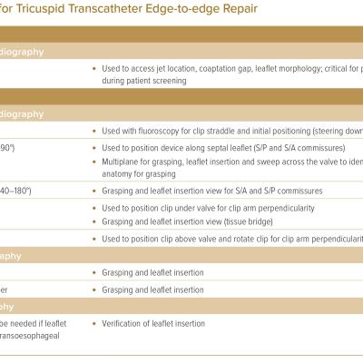  Echo Imaging for Tricuspid Transcatheter Edge-to-edge Repair
