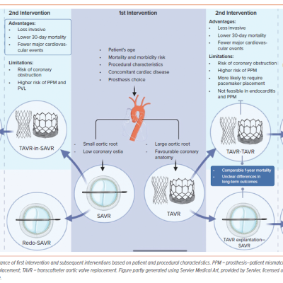 Figure 2 Lifetime Management Strategies in Transcatheter Aortic Valve Replacement