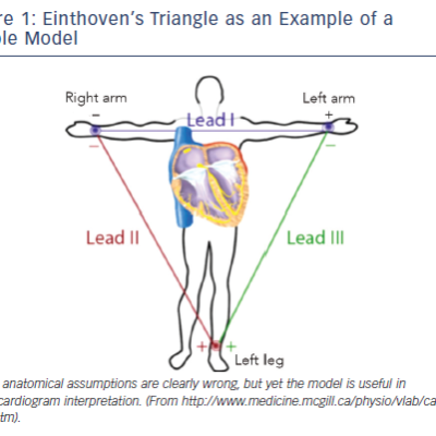 Figure 1 Einthoven’s Triangle as an Example of a Simple Model