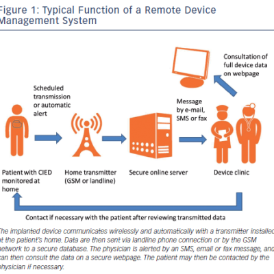 Figure 1 Typical Function of a Remote Device Management System