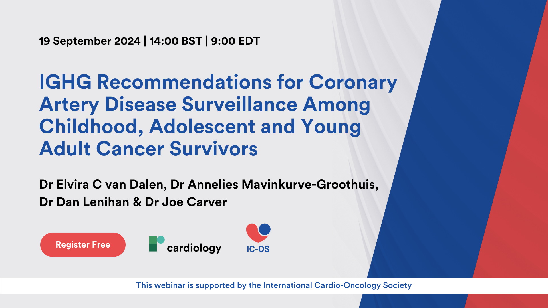 IGHG Recommendations for Coronary Artery Disease Surveillance Among Childhood, Adolescent and Young Adult Cancer Survivors