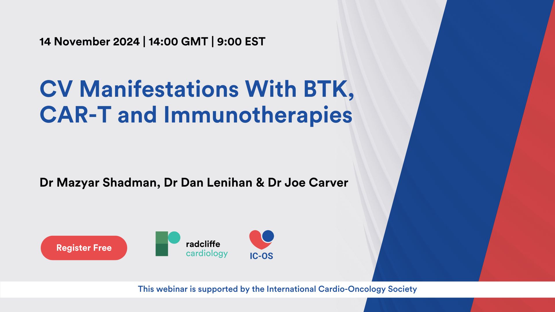 CV Manifestations With BTK, CAR-T and Immunotherapies