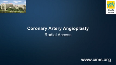 Coronary Artery Angioplasty Radial Access - CIMS Hospital